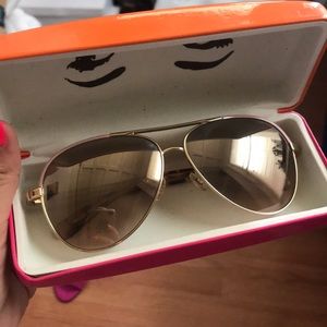 Kate Spade- Light Pink & Gold aviators